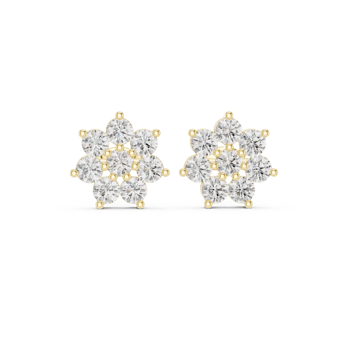 FrostyGleam Studs 9KT