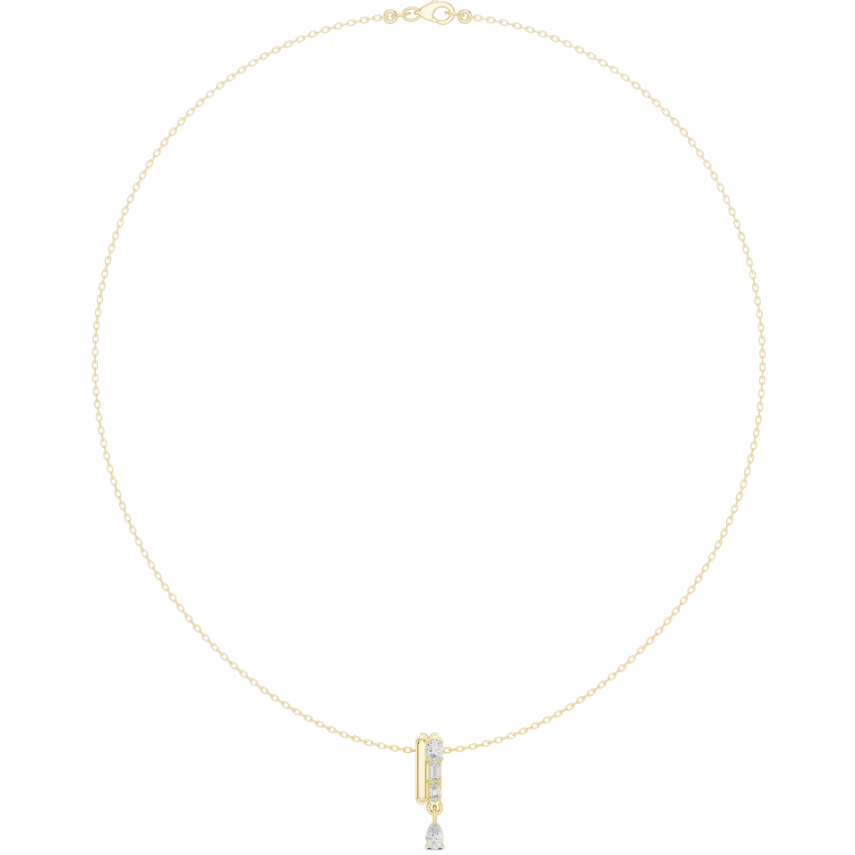 AuraGlow Tennis Necklace