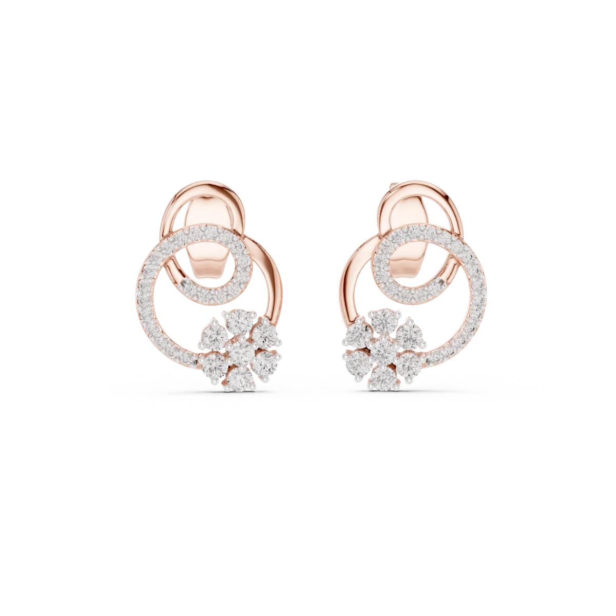 Round Spark Earrings