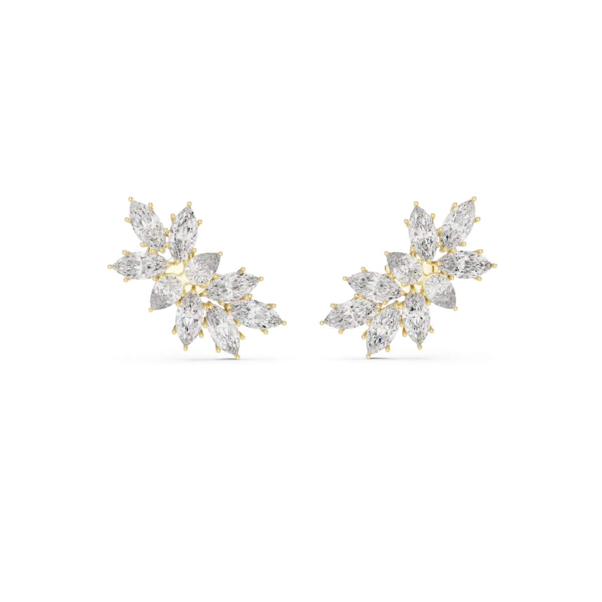 Crystal Flora Studs