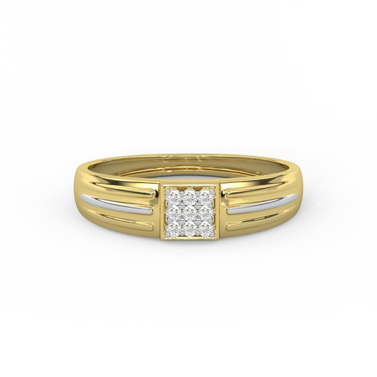 Auron Crest Diamond Men’s Ring