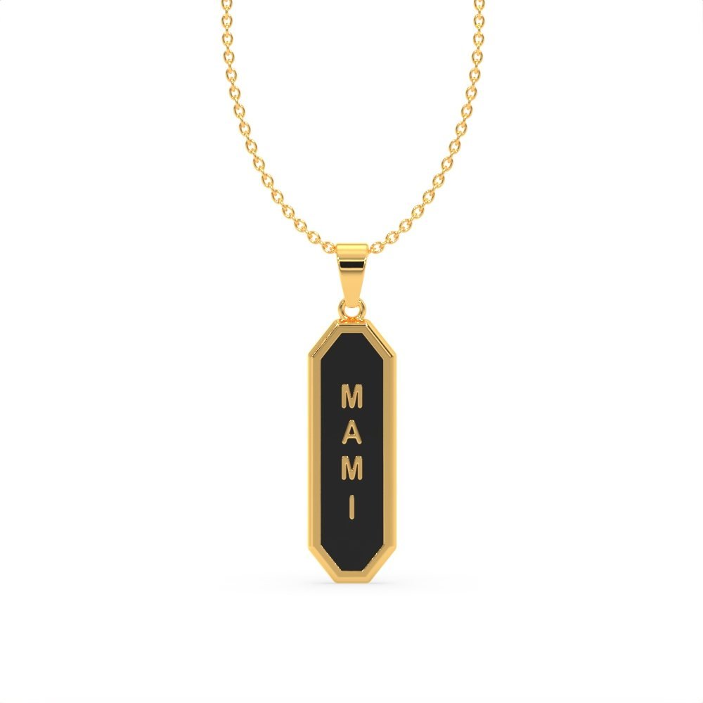 MAMI Personalised Gold Pendant