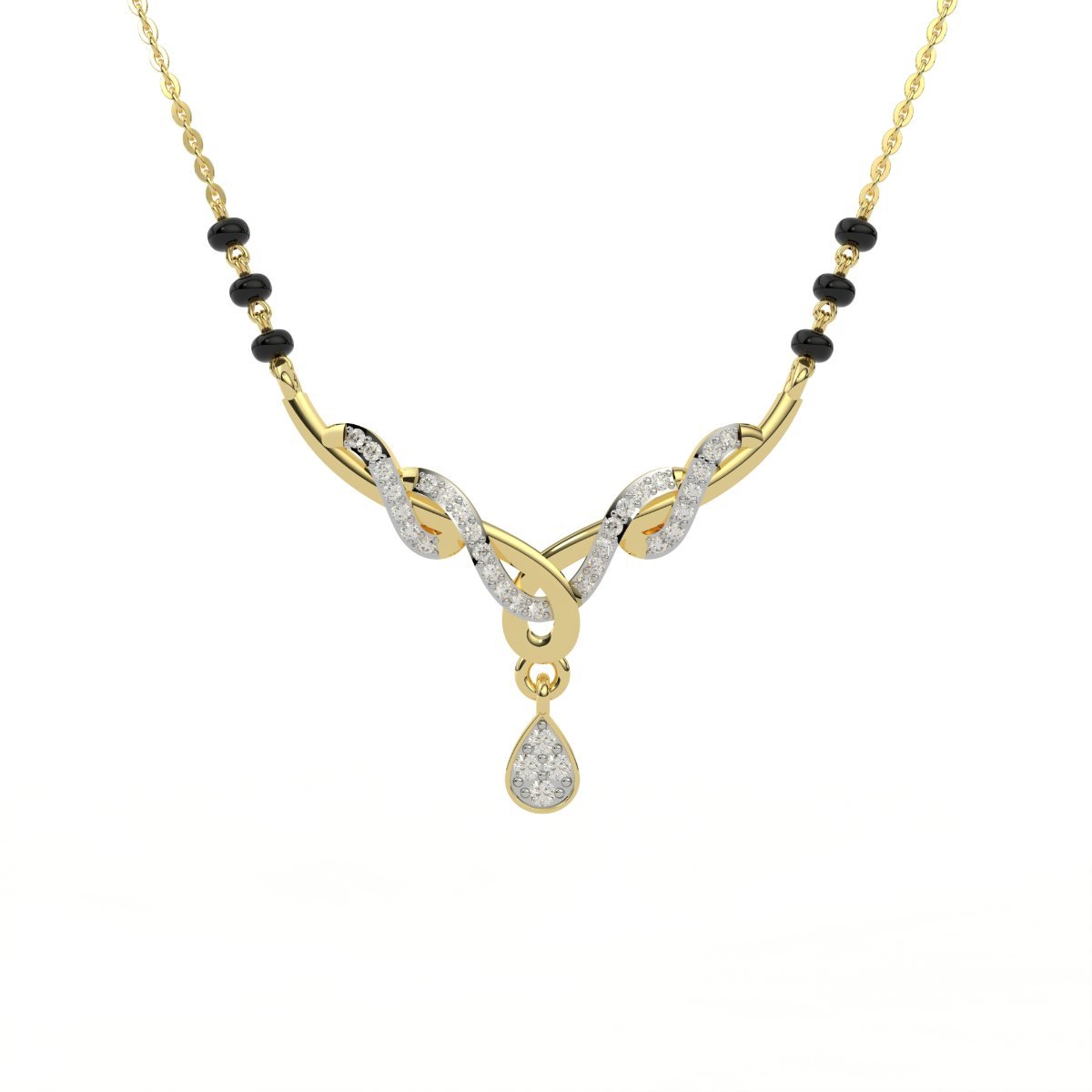 Viraaya Diamond Drop Mangalsutra