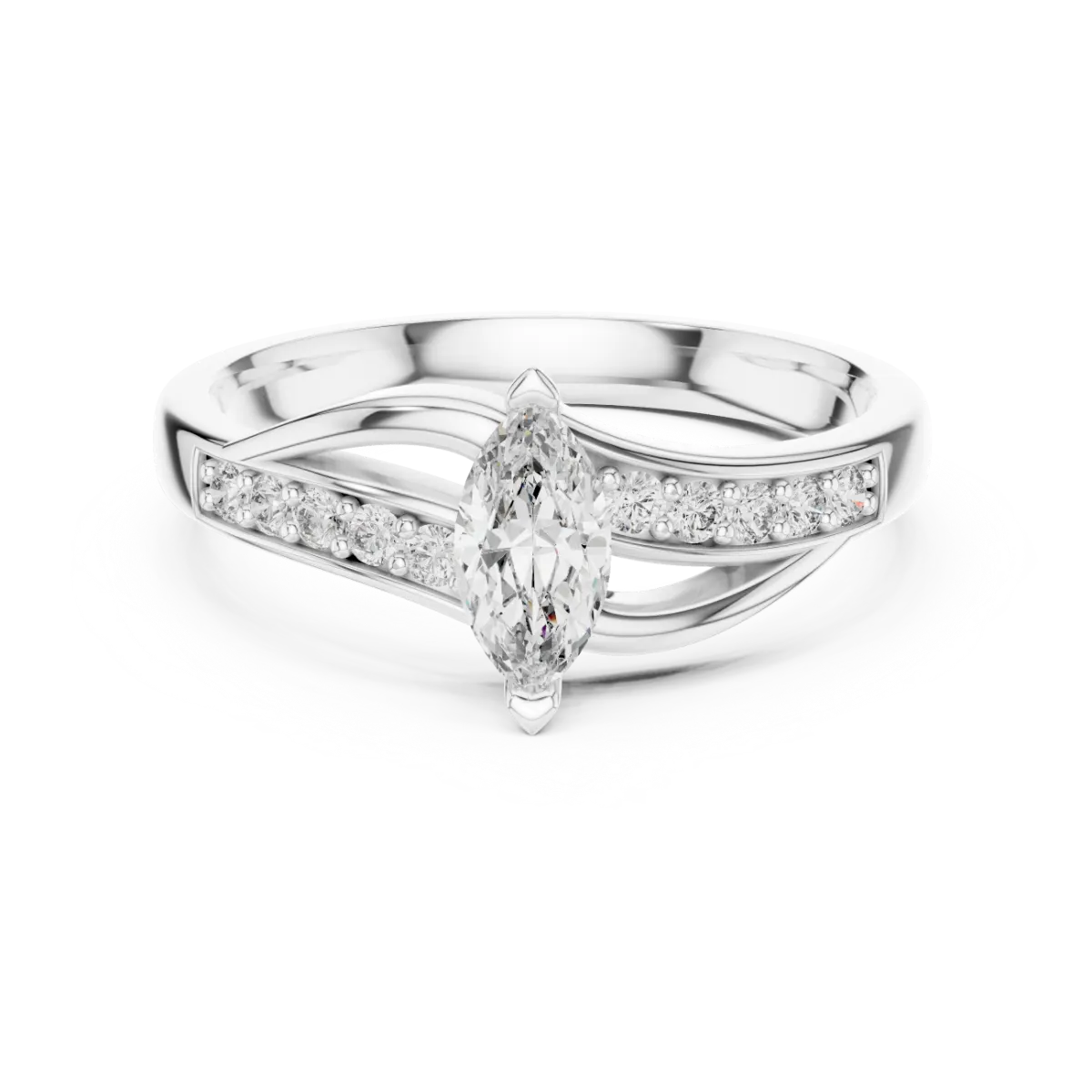 Marquise Bridal Ring