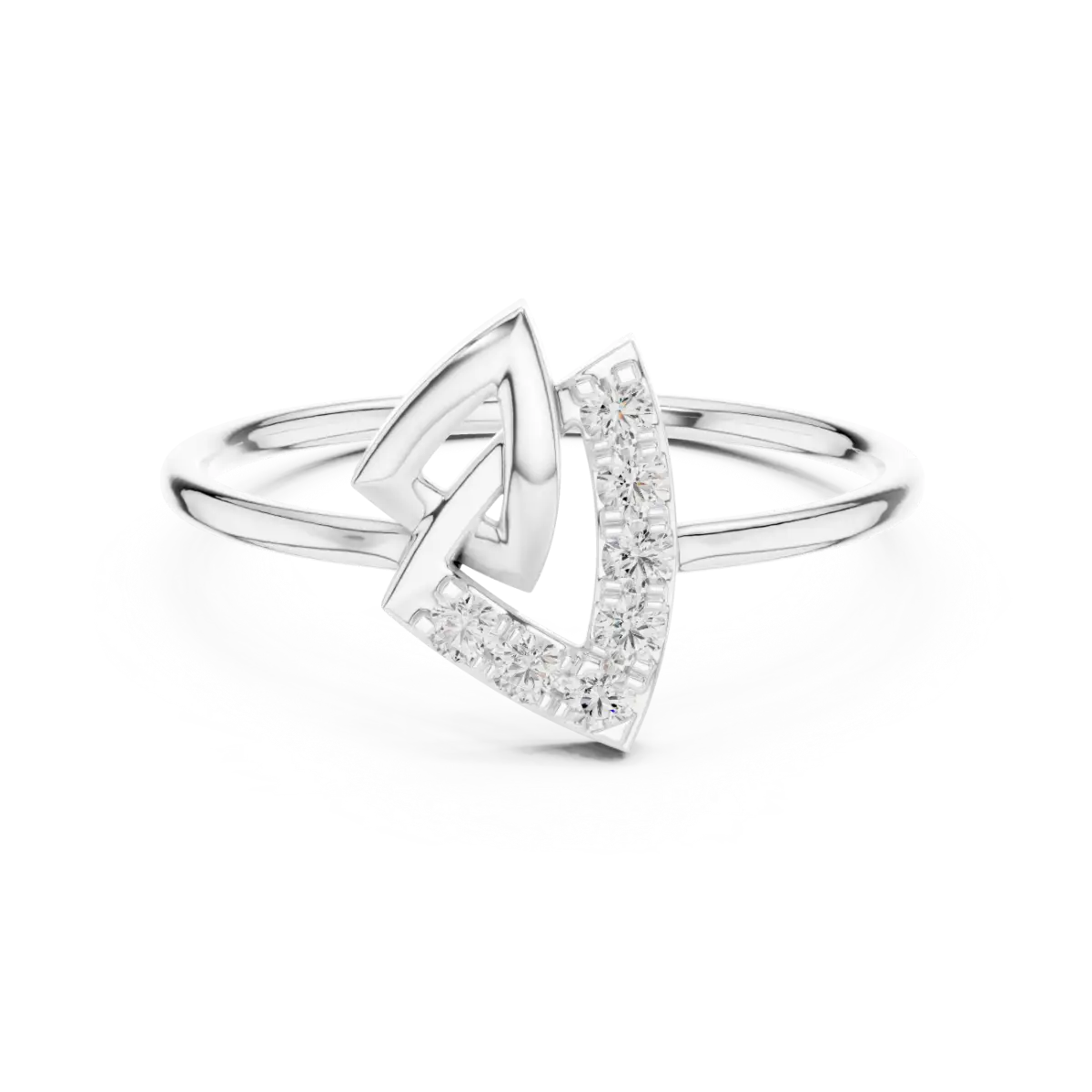 Crystal Arc Ring