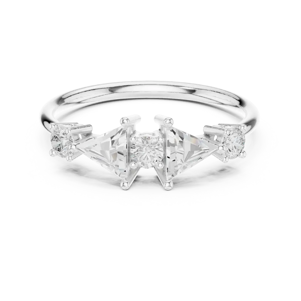 Triangle Tryst Ring