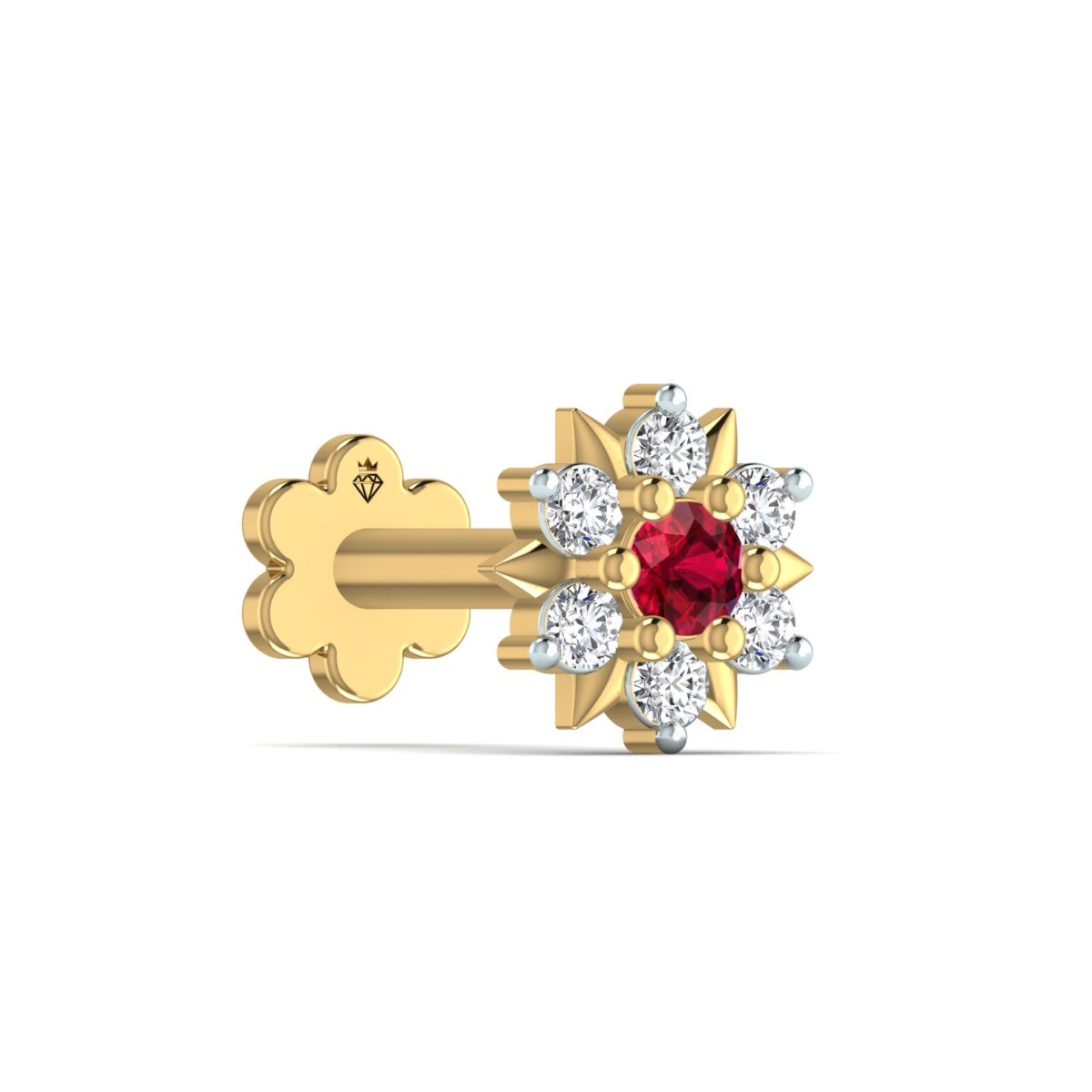 Ruby Radiance Nose Stud