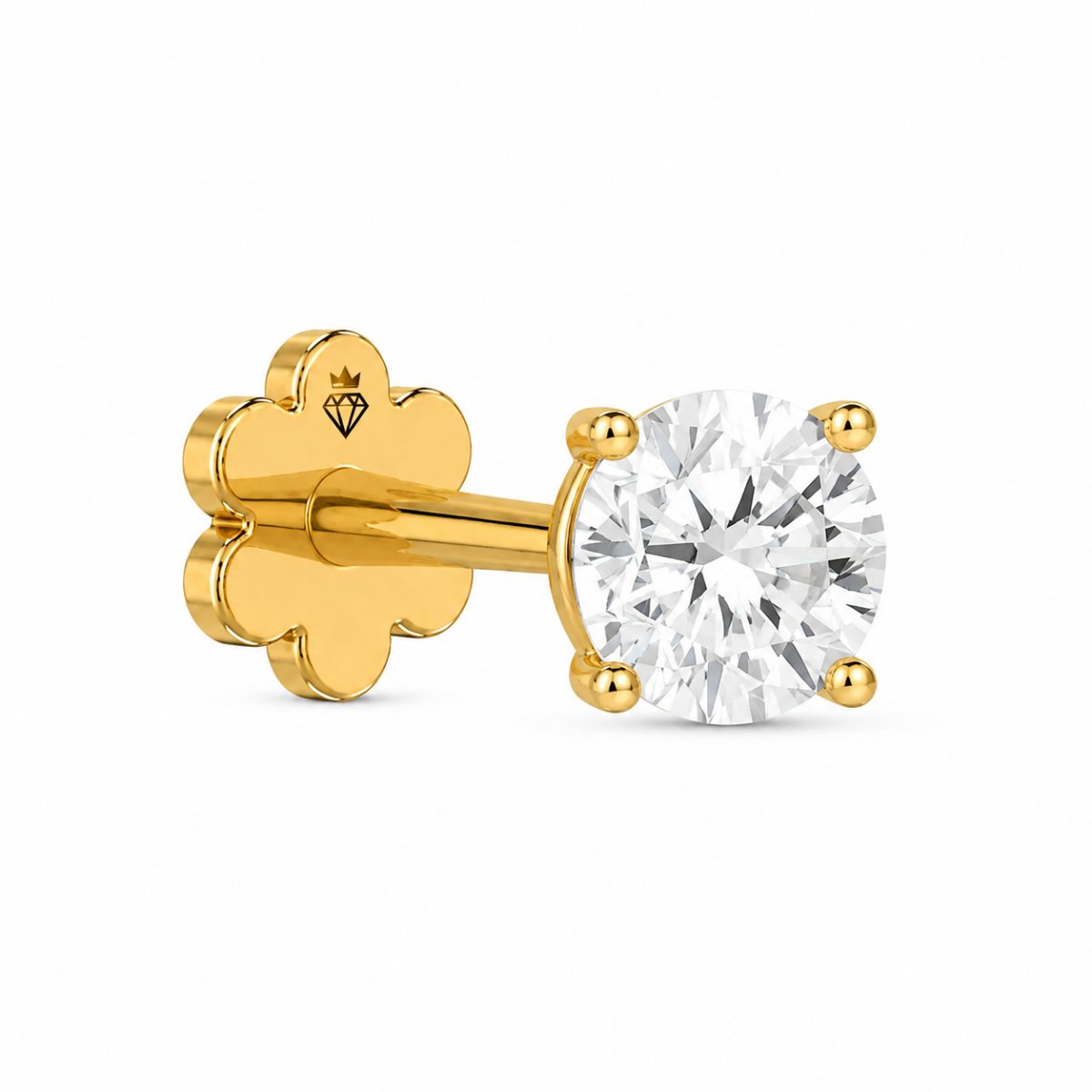 Classic Solitaire Diamond Men’s Stud