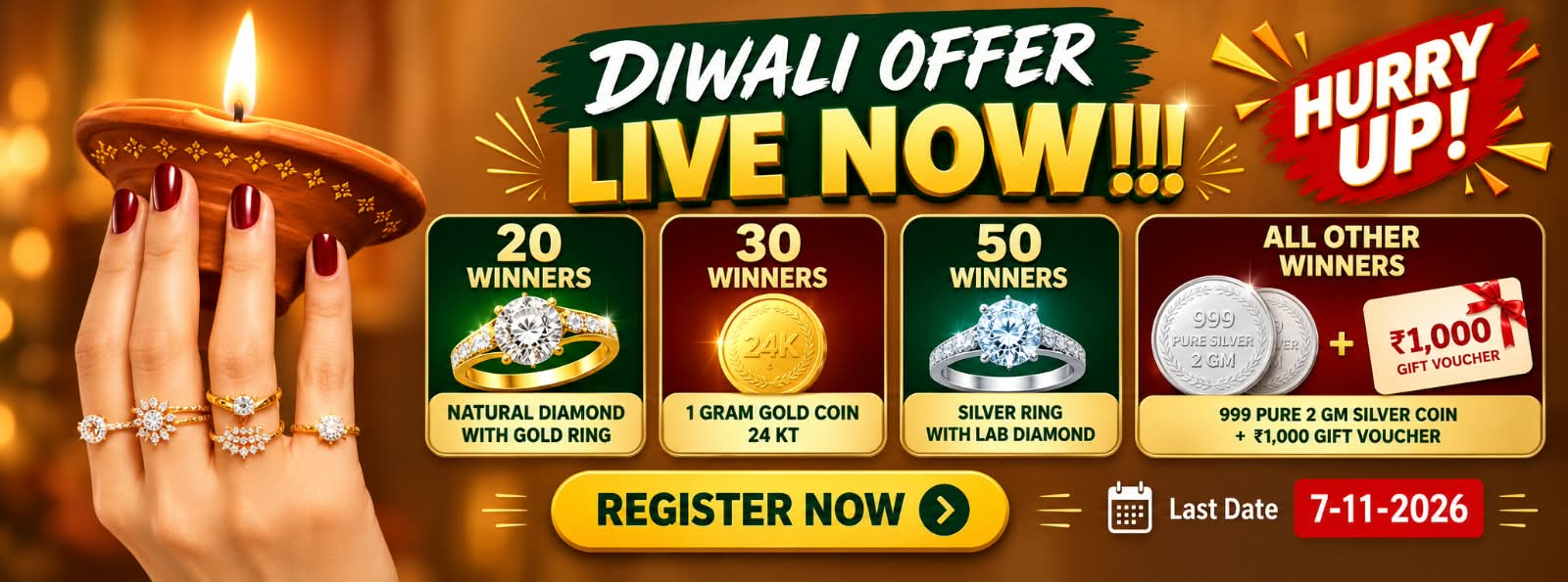 Forever Shine jewellery collection banner