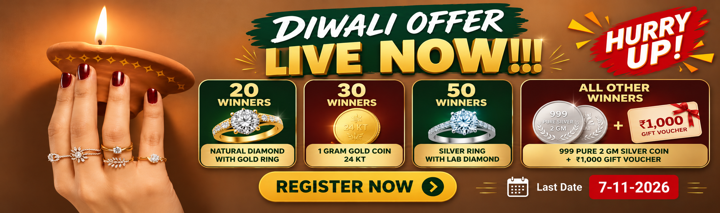 Forever Shine jewellery collection banner