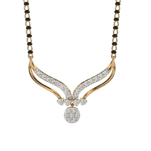 Diamond Mangalsutra pendant